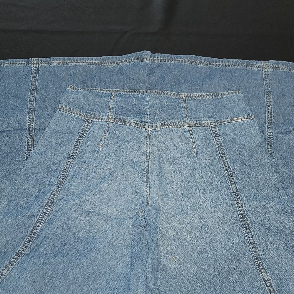🔥Size25&27🔥Free People Super Wide Leg Jeans - Picture 6 of 11